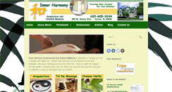Desktop Screenshot of myinnerharmony.com